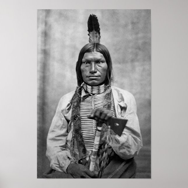 Low Dog - Native American vintage photo Poster (Front)