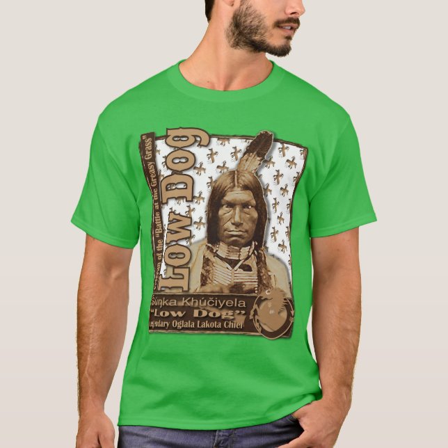 Low Dog Oglala Lakota T-Shirt (Front)