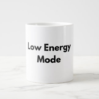 Low Energy Mode Minimal Typography Mug