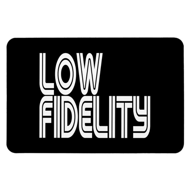 Low Fidelity Magnet (Horizontal)