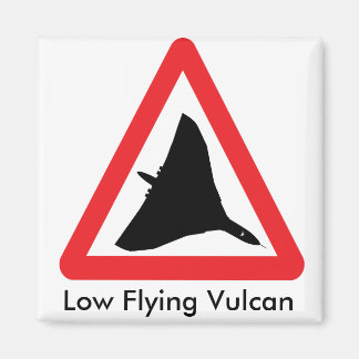 Low Flying Vulcan Magnet. Magnet