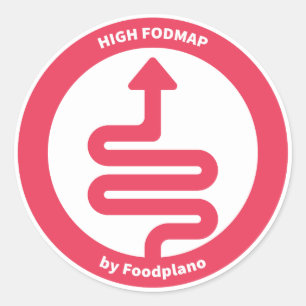 Low FODMAP Diet Sticker for High FODMAP Foods