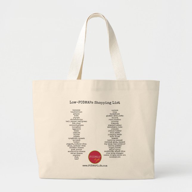 Low-FODMAP Shopping Bag (Front)
