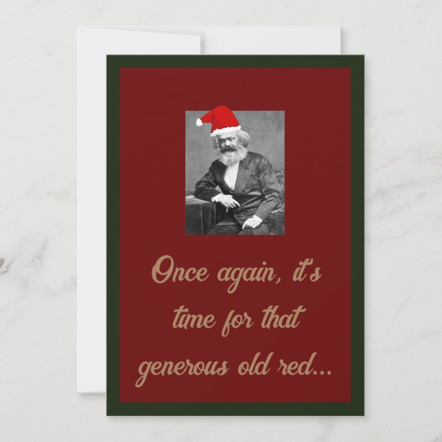 Low Key Marxist Holiday Card 1 (Front)