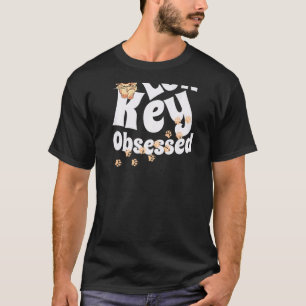 Low Key Obsessed Terrier Dog Retro Oversize Image  T-Shirt