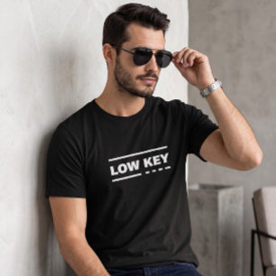 Low Key Typography Men's Graphic Tee Urban
