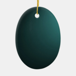 Low Lights Background - Teal Ceramic Tree Decoration
