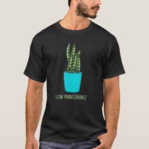 Low Maintenance Snake Plant Houseplant Graphic T-Shirt