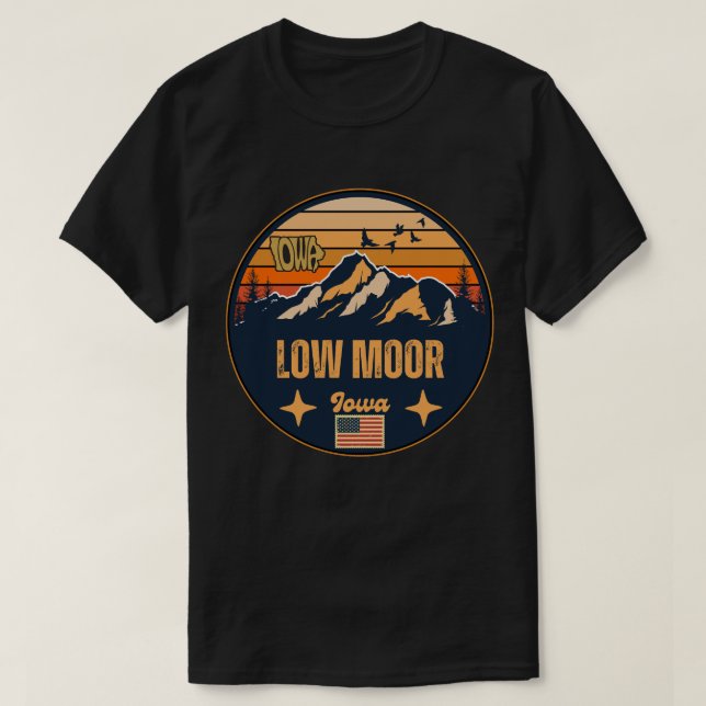 Low Moor, Iowa Ia, United States T-Shirt (Design Front)