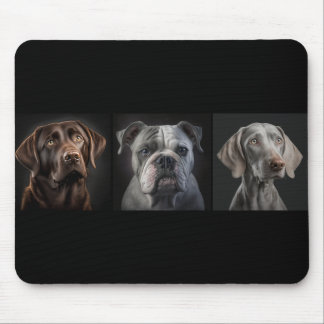 Low pet dog 3 photo customer specific mouse mat