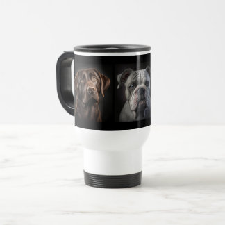 Low pet dog 3 photo customer specific travel mug