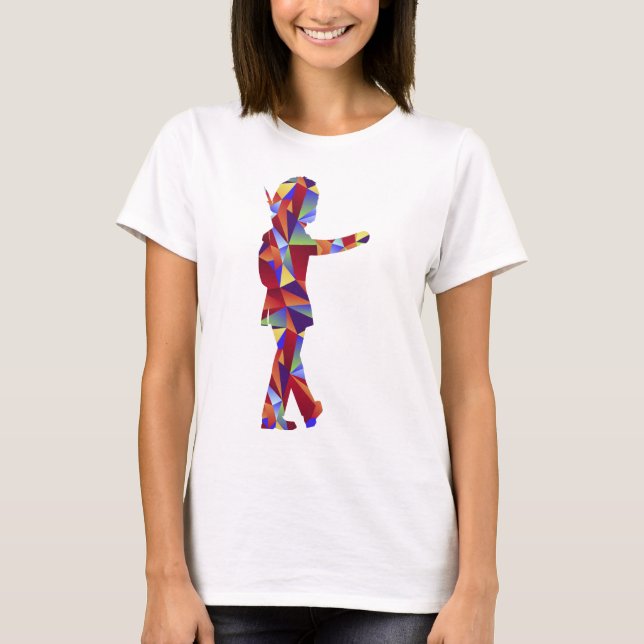 Low Poly British Royal London Guard Soldier T-Shirt (Front)
