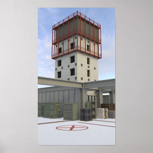 Low Poly CSGO Map Vertigo Poster | Zazzle