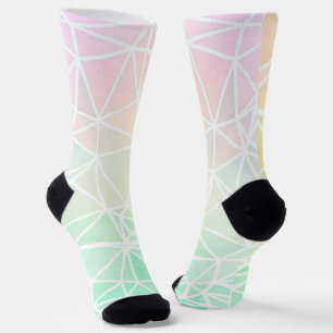 Low Poly Ombre Socks