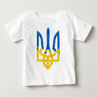 Low polygonal Ukrainian trident