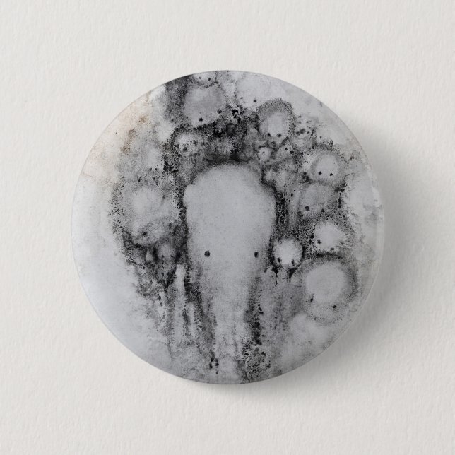 low res brain II 6 Cm Round Badge (Front)
