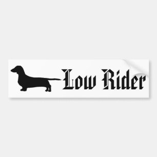 Low Rider Bumper Sticker
