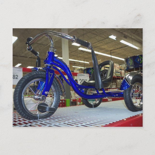 Low-riding Pedal Trike Postcard (Front)