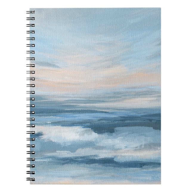 Low Tide - Abstract Seascape Painting Notebook (Front)