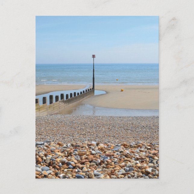 Low Tide at Bexhill on Sea Postcard (Front)