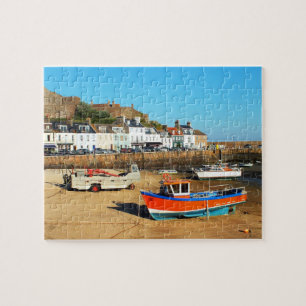 Low tide at Gorey Jigsaw Puzzle