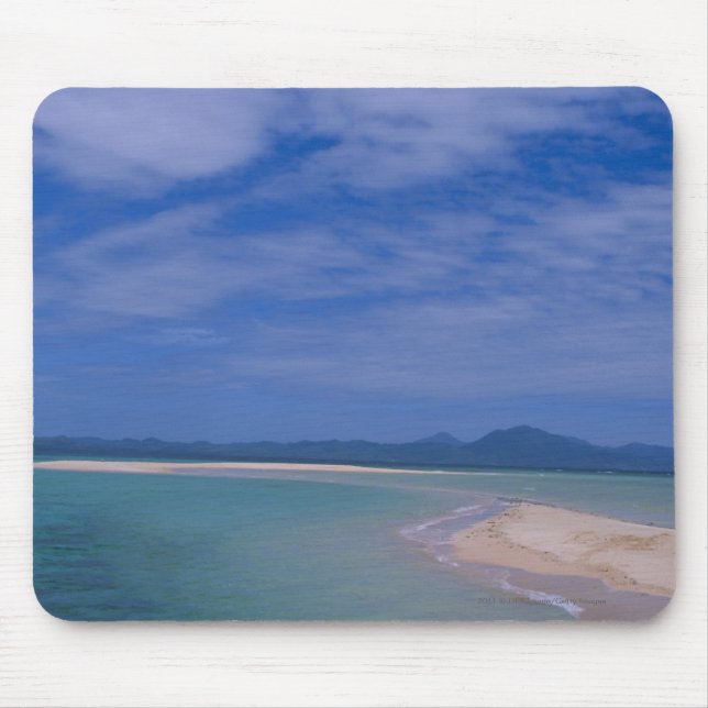 Low tide at the beach mouse mat (Front)