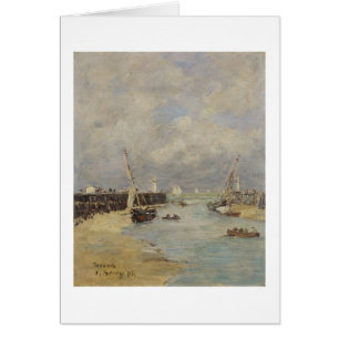 Low Tide at Trouville, 1895 (oil on panel)
