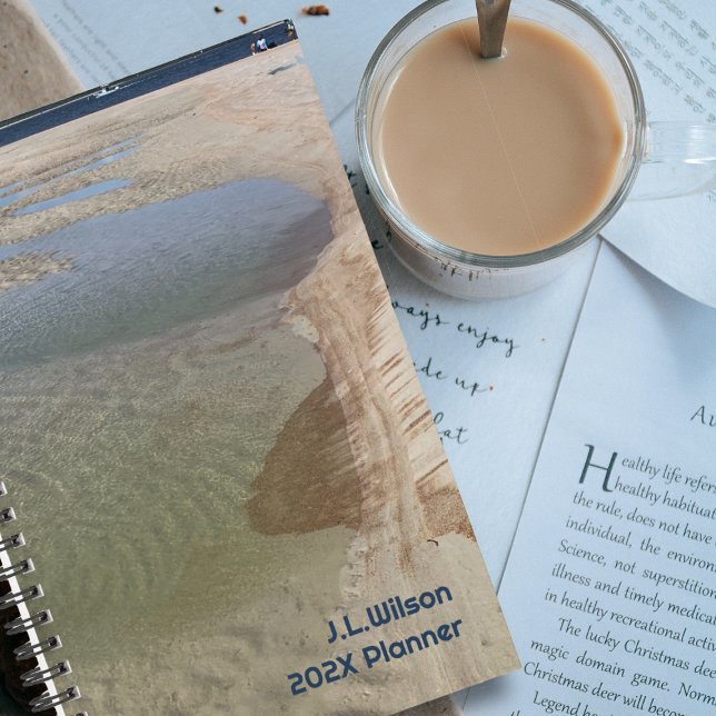 Low Tide Beach Sand Pools Personalised  Planner (Creator Uploaded)