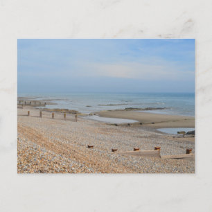 Low tide Bexhill on Sea Postcard