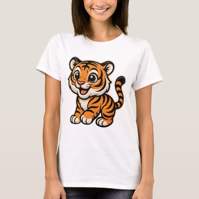 Low tiger baby design T-Shirt (Front)