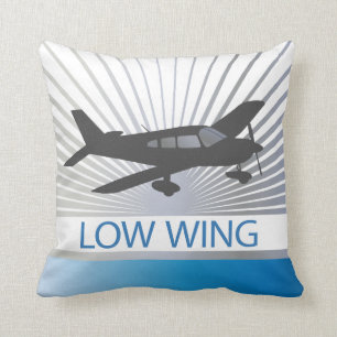 Low Wing Aeroplane Cushion