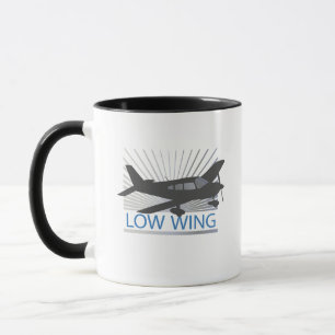 Low Wing Aeroplane Mug