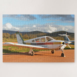 Low wing aircraft, Outback South Australia 2 Jigsaw Puzzle