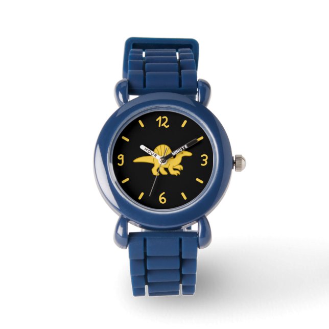 Low yellow spinosaurus dinosaurs watch (Front)