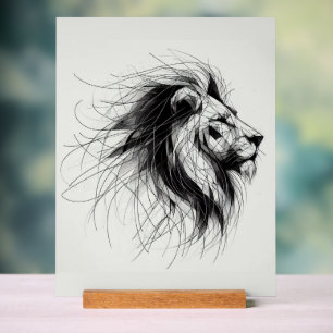 Löwe Acrylic Sign
