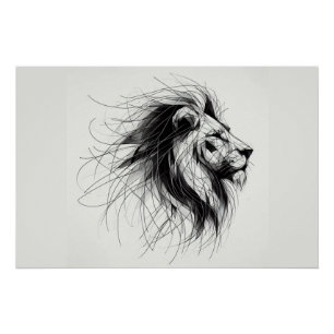 Löwe Poster