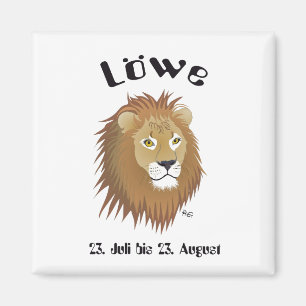 Löwe Sternzeichen Magnet