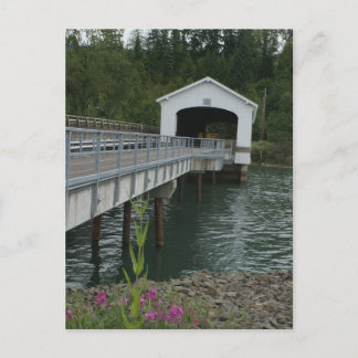 Lowell Covered Bridge Postcard