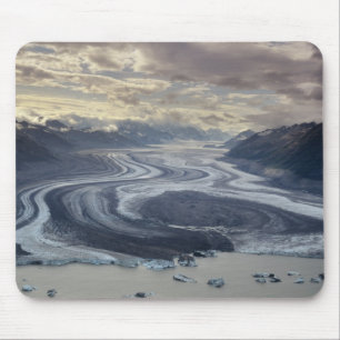 Lowell Glacier flows into the Alsek River in Mouse Mat