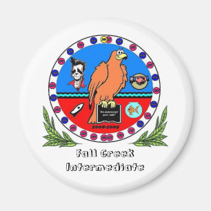 Lowell Homeroom seal locker magnet