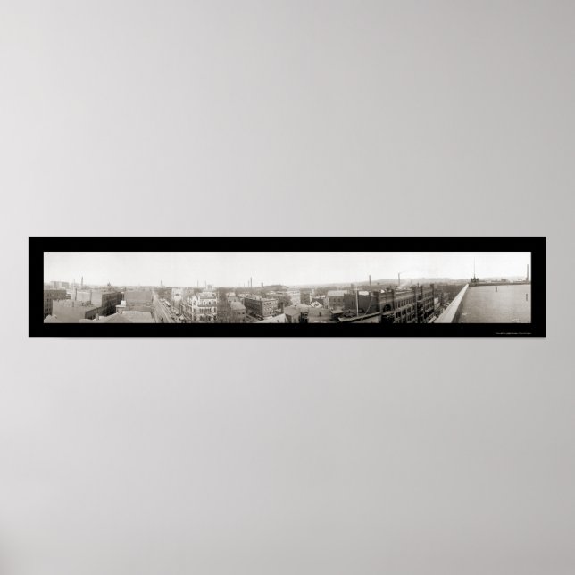 Lowell, MA Photo 1910 Poster (Front)