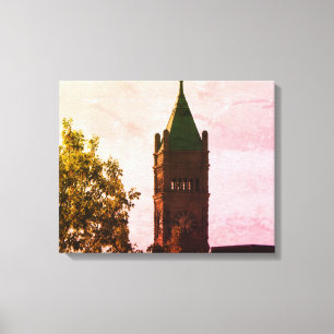 LOWELL MASS CITY HALL WRAPPED CANVAS PRINT