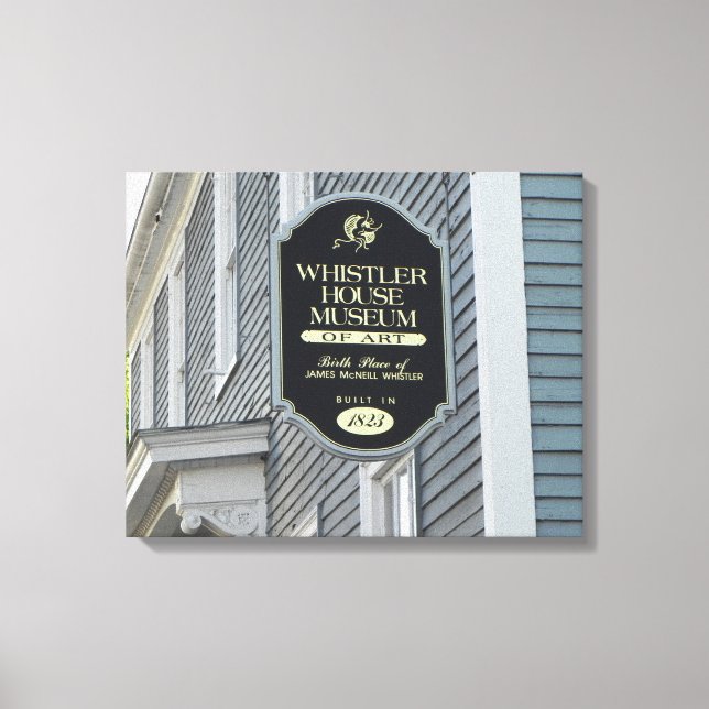 LOWELL MASSACHUSETTS LANDMARKS WRAPPED CANVAS PRINT (Front)