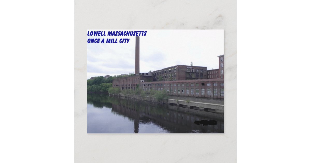 Lowell Massachusetts Mills Postcard | Zazzle