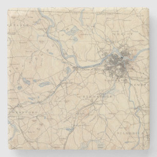 Lowell, Massachusetts Stone Coaster
