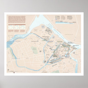 Lowell National Historical Park Map (1999)  Poster