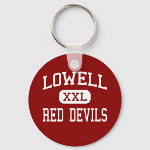 Lowell - Red Devils - High School - Lowell Indiana Key Ring