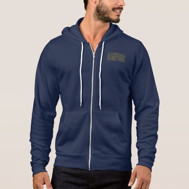 Lowell Robotics Full Zip Hoodie (Front)