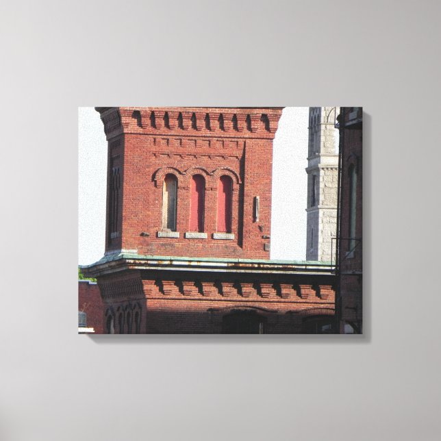 LOWELL ROOF TOPS WRAPPED CANVAS PRINT (Front)