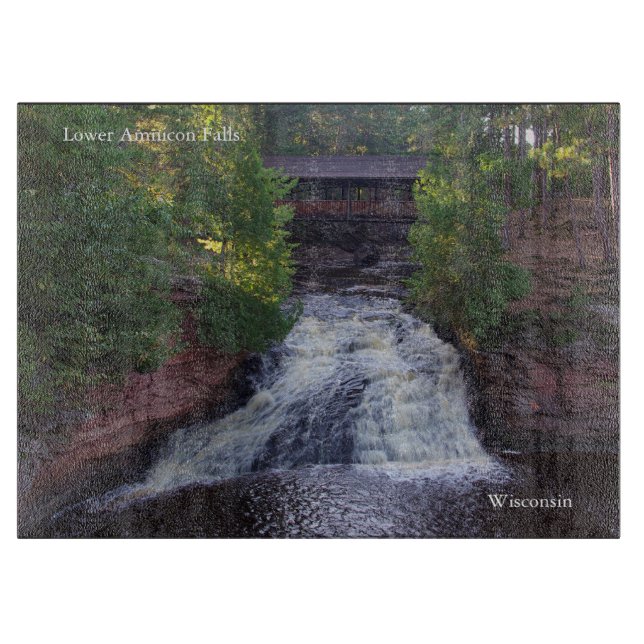 Lower Amnicon Falls cutting board (Front)